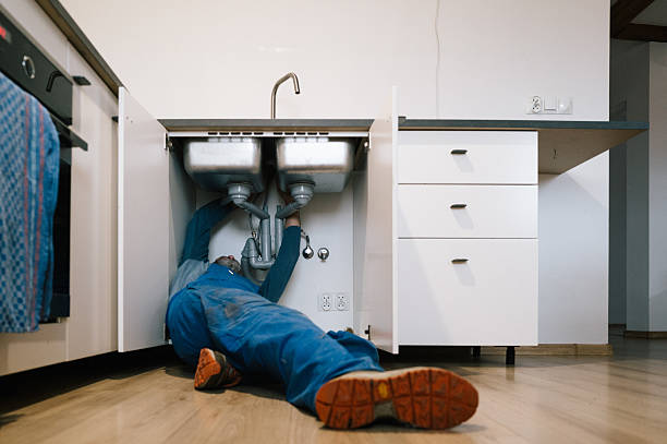 Professional Drain Cleaning technician working in Magnolia, TX